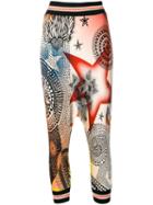 Jean Paul Gaultier Pre-owned Printed Drop Crotch Trousers - Black