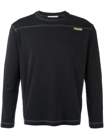 Louis Vuitton Vintage Stitch Detail Sweatshirt, Men's, Size: Xl, Black