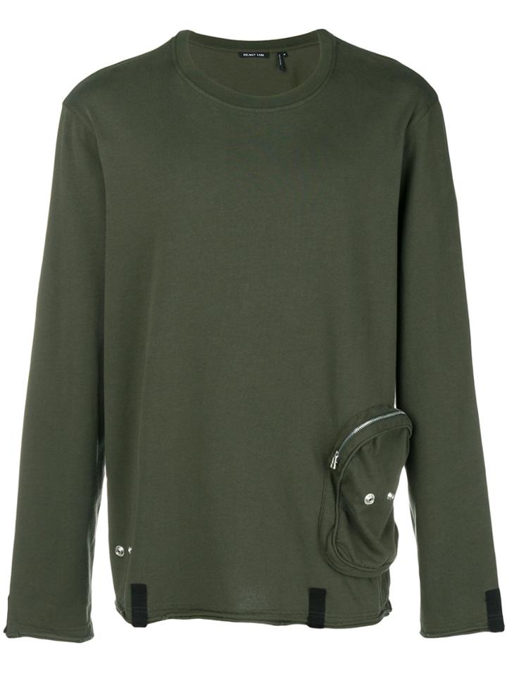 Helmut Lang Zip Pouch Sweatshirt - Green