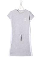 Karl Lagerfeld Kids Logo Drawstring Dress - Grey
