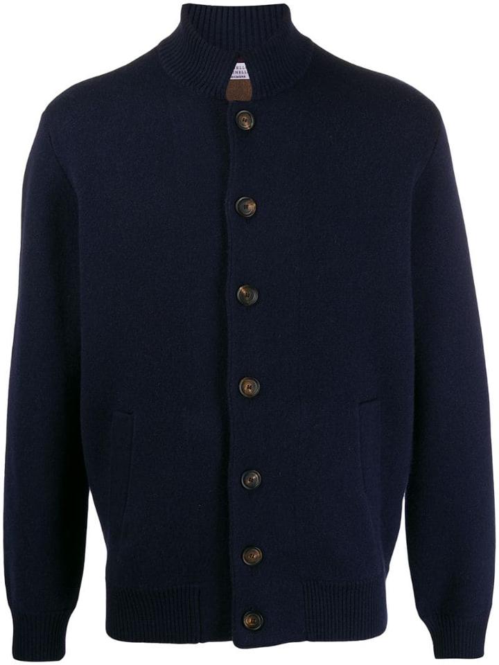 Brunello Cucinelli Button-down Cardigan - Blue