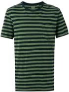 Levi's Striped T-shirt, Men's, Size: Medium, Green, Cotton