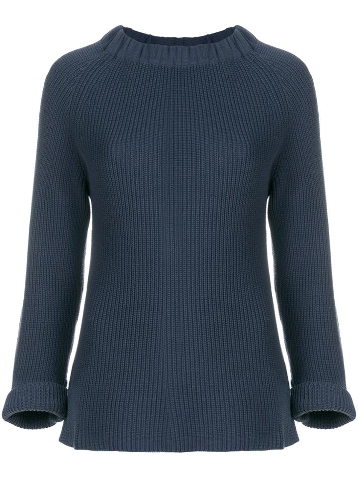 Goat Florence Chunky Pullover - Blue