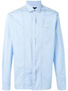 Lanvin - Front Seam Stitch Shirt - Men - Cotton - 41, Blue, Cotton