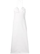 Jacquemus Halterneck Midi Dress - White