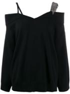 Pinko Cold-shoulder Sweater - Black