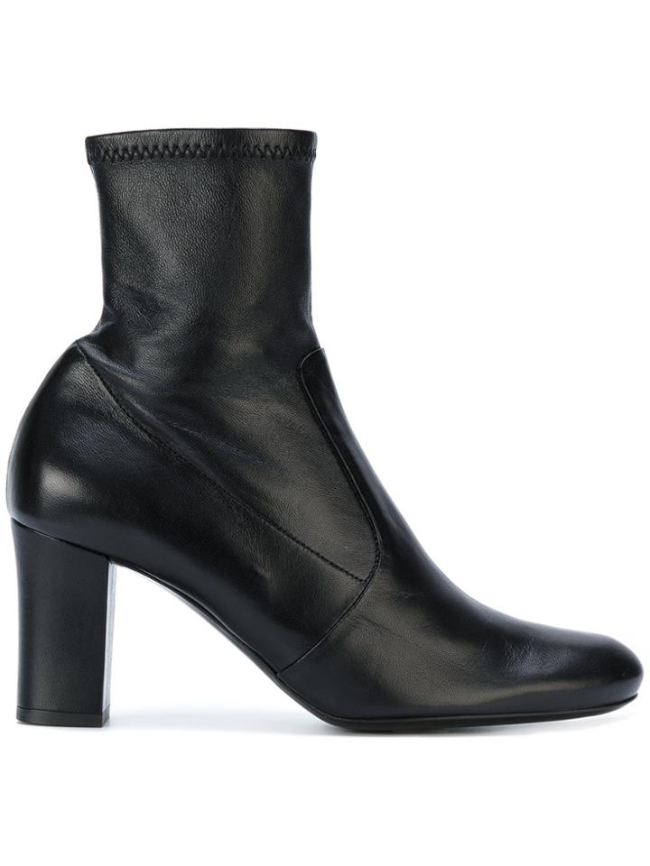 Jil Sander Side Zip Boots - Black