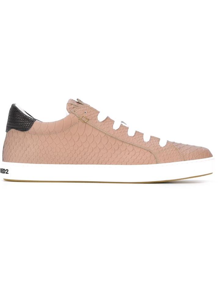 Dsquared2 Embossed Crocodile Effect Sneaker