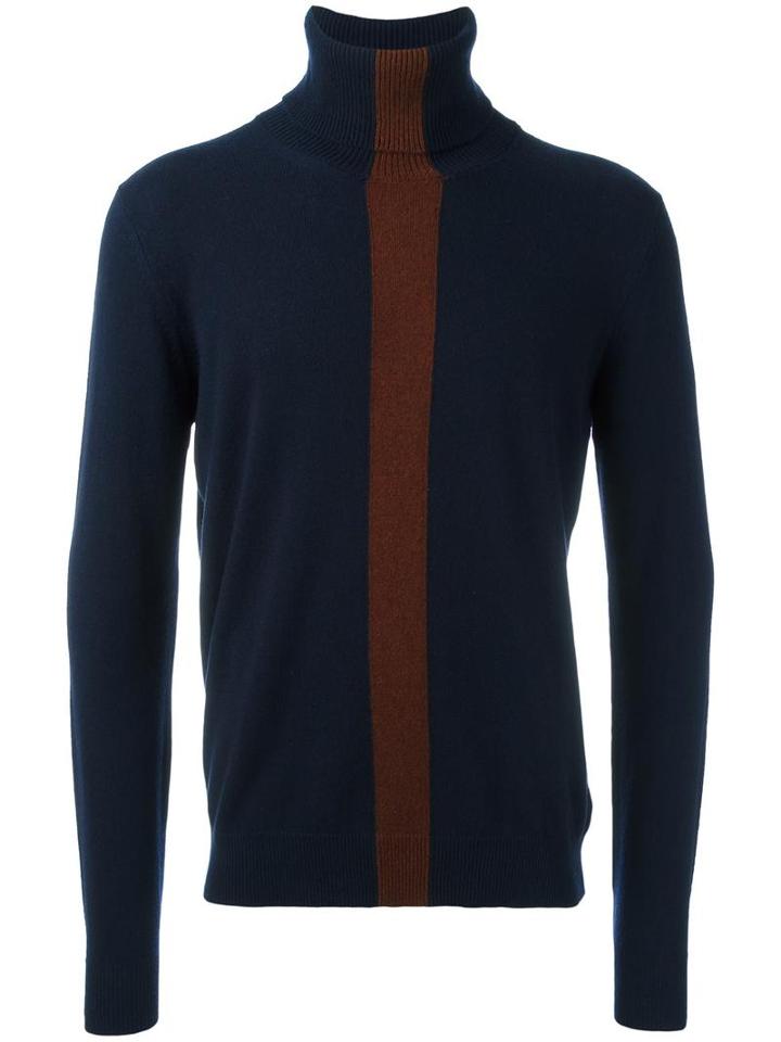 Paul Smith Striped Jumper, Men's, Size: Small, Blue, Cashmere