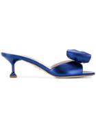 Miu Miu Bow Detailed Sandals - Blue