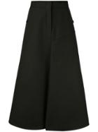 Goen.j A-line Midi Skirt - Black