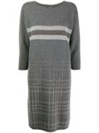 Lorena Antoniazzi Knitted Jumper Dress - Grey