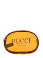 Emilio Pucci Medium Orange Transparent Cosmetics Case