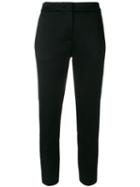 Msgm - Cropped Tailored Trousers - Women - Polyester/acetate/viscose - 42, Black, Polyester/acetate/viscose