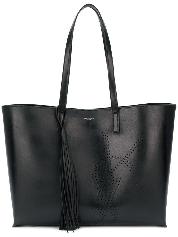 Saint Laurent Shopper Tote Bag - Black