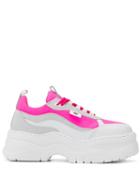 Chiara Ferragni Platform Lace-up Sneakers - Pink