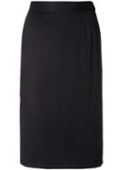 Yves Saint Laurent Pre-owned 1980's Fitted Short Skirt - Blue