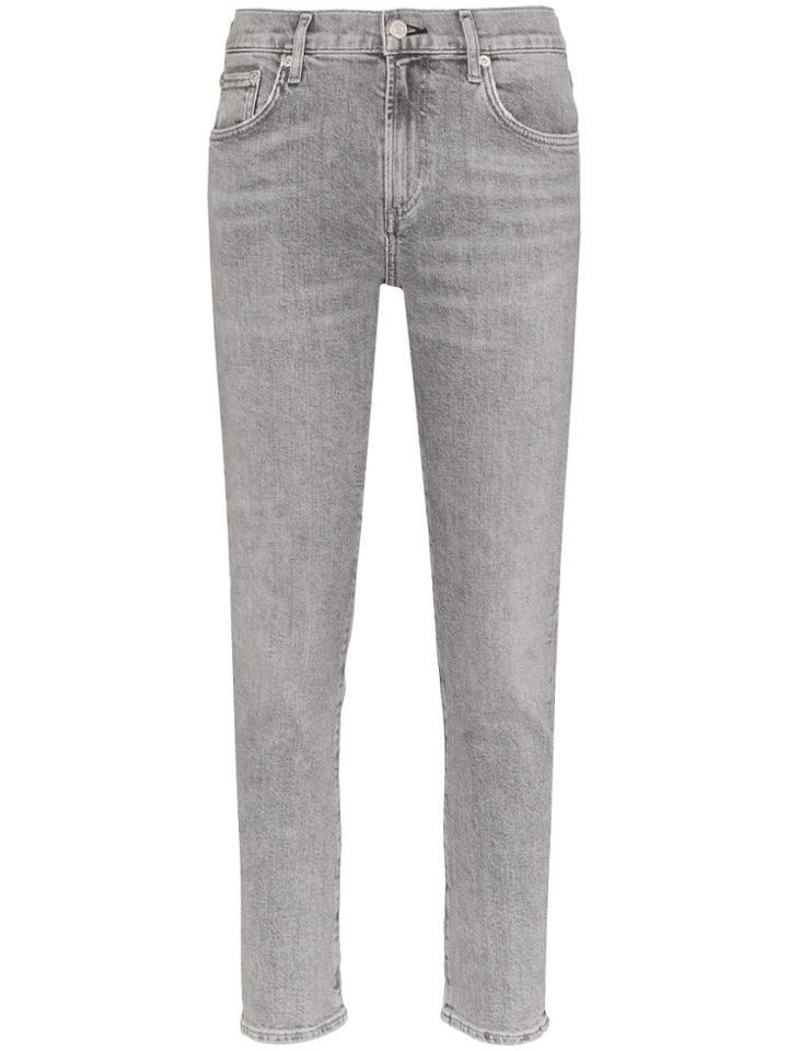 Agolde Toni Slim Leg Jeans - Grey