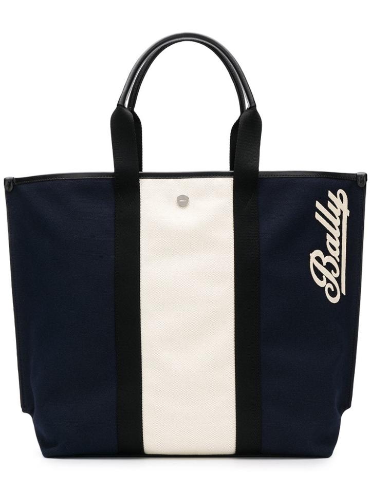 Bally Colourblock Tote - Blue