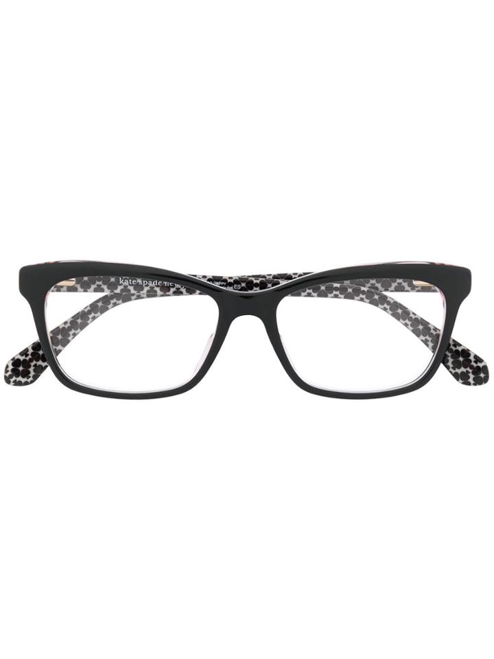 Kate Spade Rectangular Glasses - Black