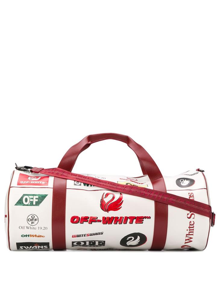 Off-white Logos Print Weekend Bag