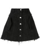 Aje Marina Denim Skirt - Black