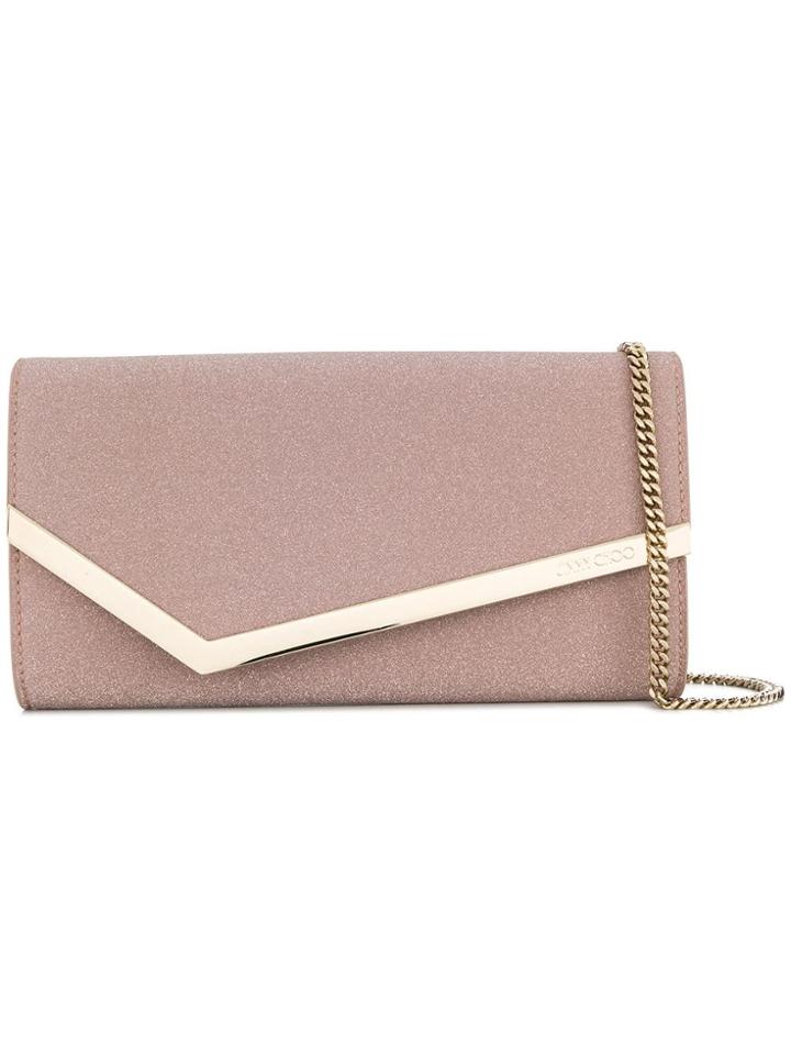 Jimmy Choo Emmie Clutch Bag - Pink