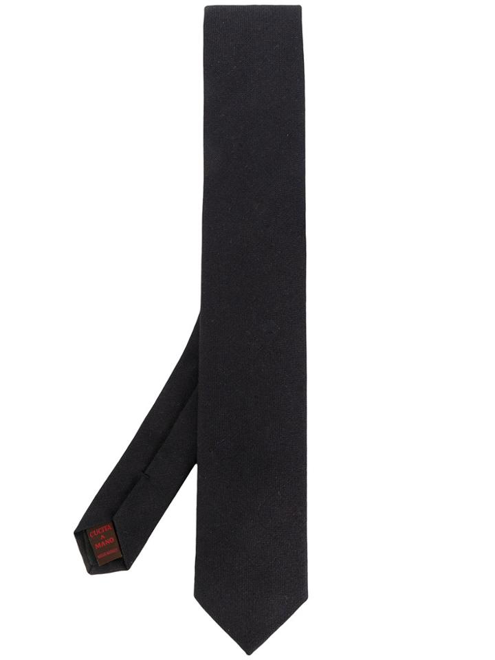 Fashion Clinic Timeless Classic Woven Tie - Black