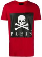 Philipp Plein Statement Skull Print T-shirt - Red