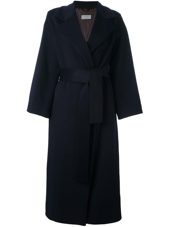 Alberto Biani Belted Mid-length Coat