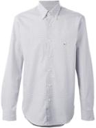 Etro Dotted Print Shirt, Men's, Size: 39, Blue, Cotton