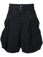 Sacai Multi-pocket Shorts - Blue