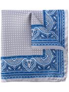 Borrelli - Polka Dot Print Scarf - Men - Silk - One Size, Grey, Silk