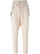 Chloé Relaxed Light Cady Trousers, Women's, Size: 38, Nude/neutrals, Acetate/viscose/cotton/silk