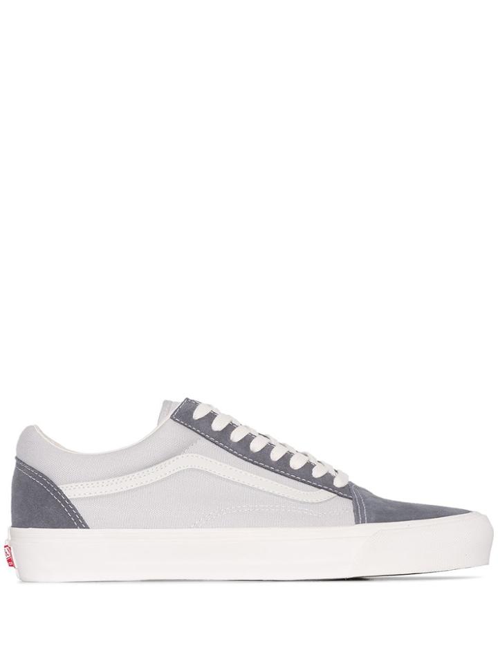 Vans Og Old Skool Panelled Low-top Sneakers - Green