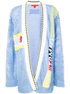 Hilfiger Collection Chunky Knit Cardigan - Blue