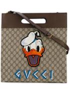 Gucci - Gg Supreme Donald Duck Tote Bag - Men - Cotton/leather - One Size, Nude/neutrals, Cotton/leather