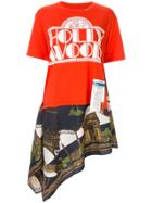 Maison Mihara Yasuhiro Multi-pocket T-shirt Dress - Orange
