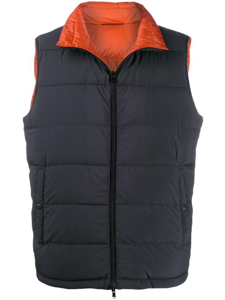 Herno Sleevless Puffer Jacket - Blue