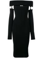Mcq Alexander Mcqueen - Cut-out Midi Dress - Women - Polyester/viscose - M, Black, Polyester/viscose