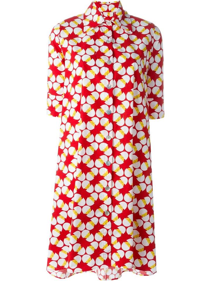 Ultràchic Egg Print Shirt Dress