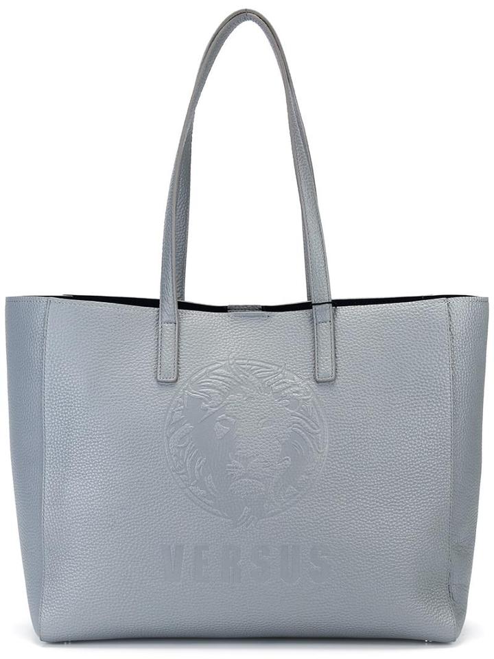 Versus Large Double Straps Tote, Women's, Grey