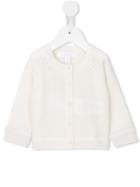 Burberry Kids - Round Neck Cardigan - Kids - Cashmere - 9 Mth, White