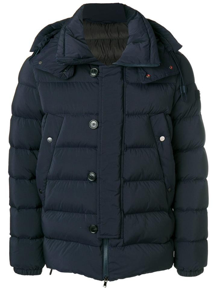 Peuterey Hooded Padded Jacket - Blue