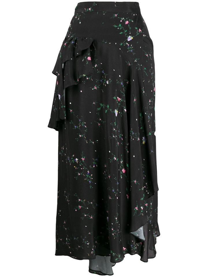 Preen Line Electra Draped Skirt - Black