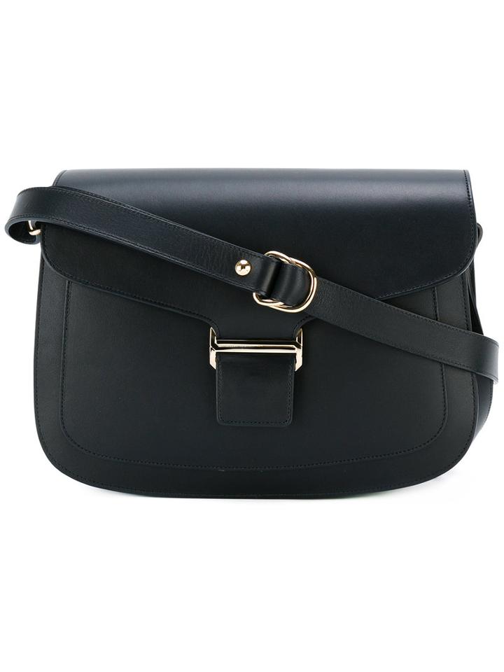 Vanessa Seward Claire Shoulder Bag, Women's, Blue, Calf Leather/nylon