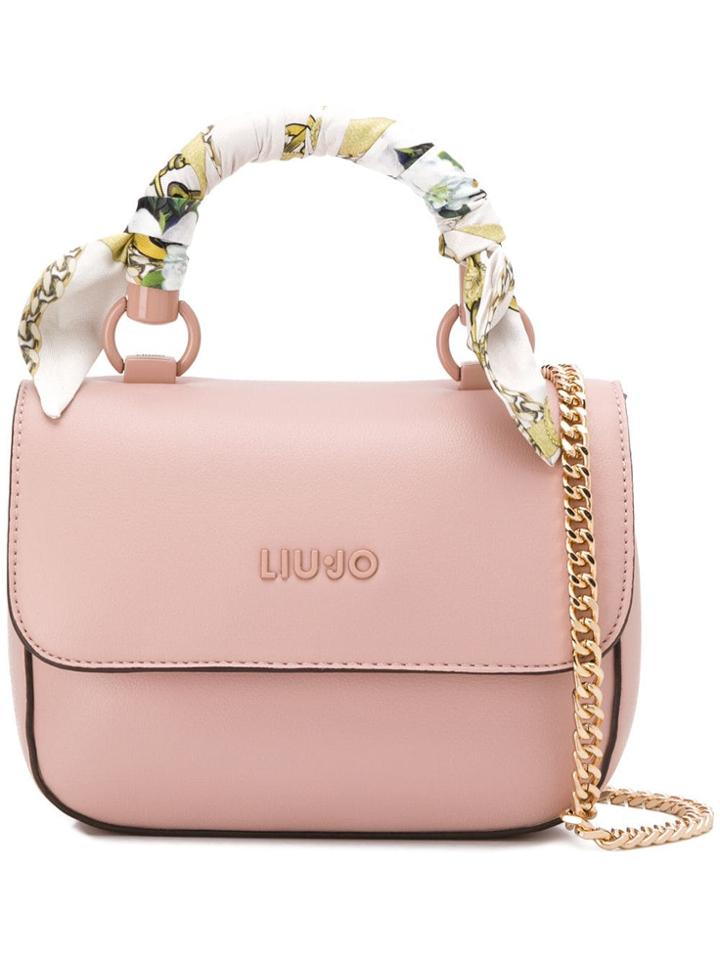 Liu Jo Ribbon Handle Crossbody Bag - Pink