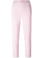 P.a.r.o.s.h. Elasticated Waistband Skinny Trousers, Women's, Size: Large, Pink/purple, Polyester