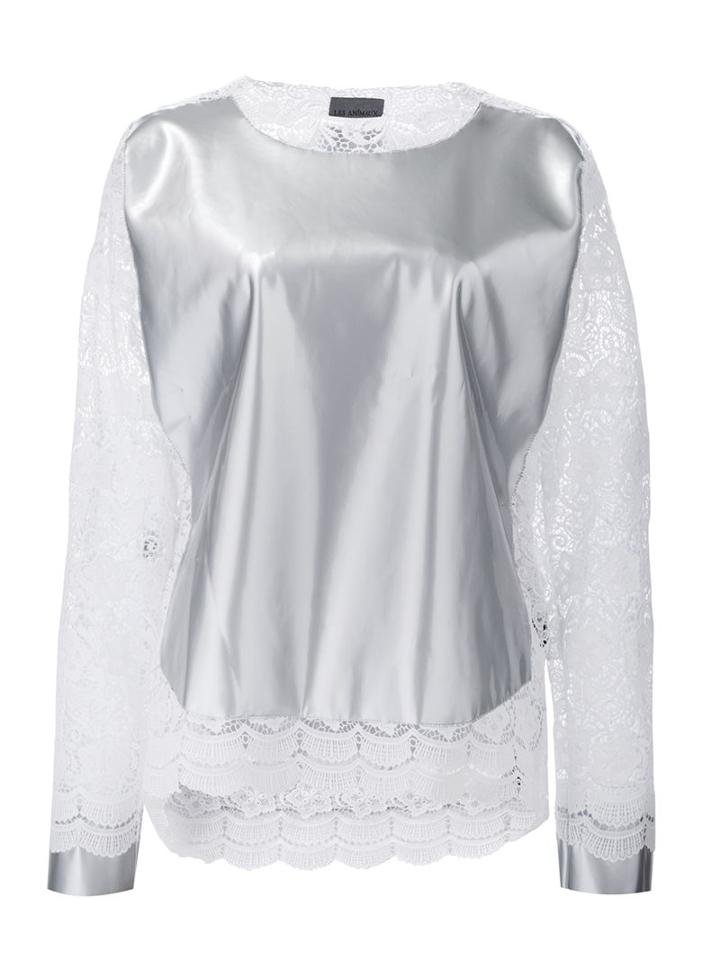 Les Animaux Lace Detail Sweatshirt