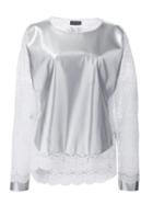 Les Animaux Lace Detail Sweatshirt